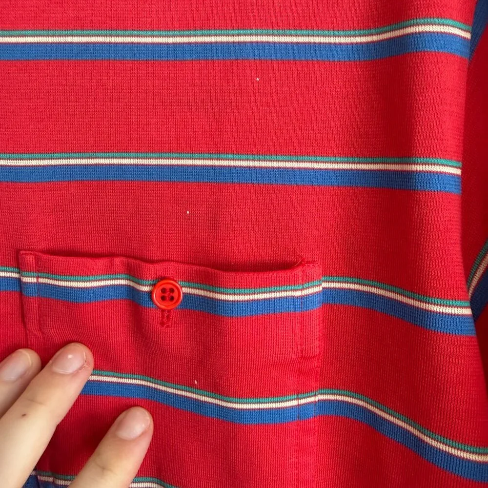 3/$30 🌟 VTG Men's Striped Polo - Picture 5 of 10